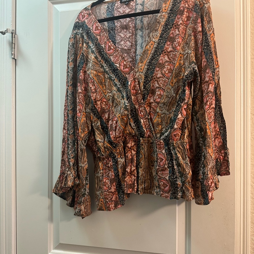 Dear John Multicolor Boho Blouse